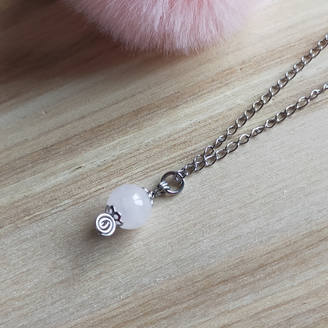 Collier QWARTZ ROSE